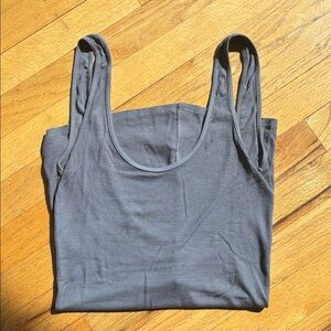 ENZA COSTA Dainty Luxurious Low Scoop Back Ribbed Camisole